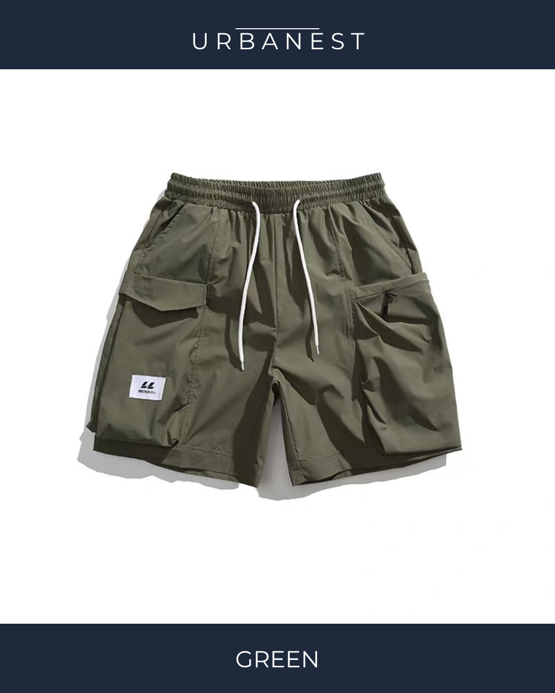 【URBANEST】マルチポケットカーゴショートパンツ 3color UN0009