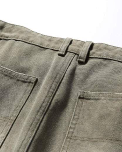 【URBANEST】ダメージ加工ダブルニーカットオフデニムバギーショーツ 3color UN0092