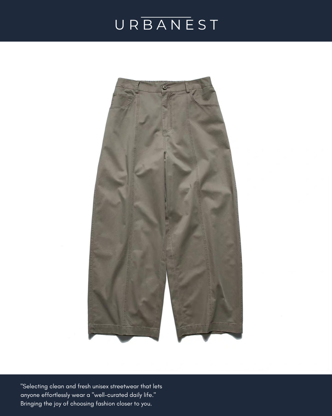 【URBANEST】ルーズワイドイージーパンツ 2color UN0044