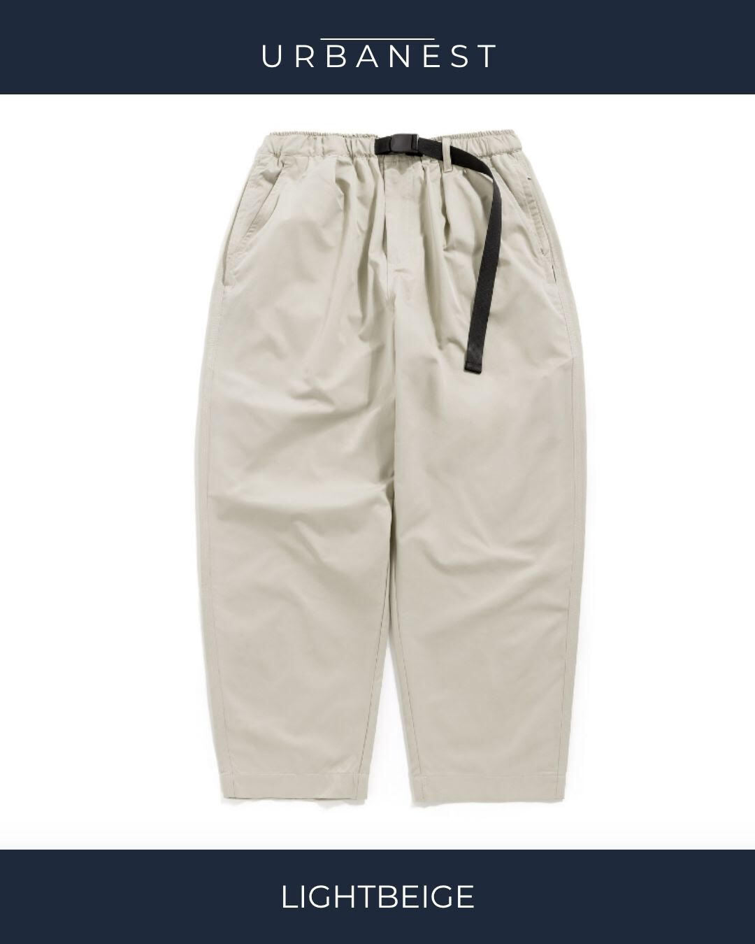 【URBANEST】クライミングバルーンワイドテーパードパンツ 3color UN0077