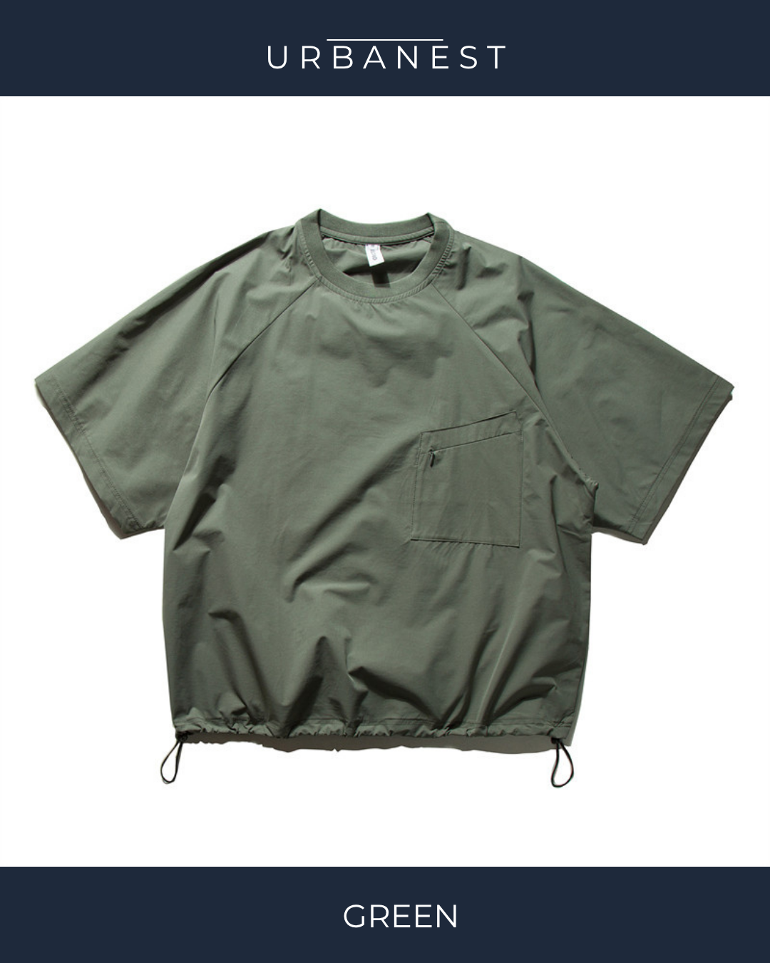 【URBANEST】ドローコードラグランTシャツ 2color UN0001