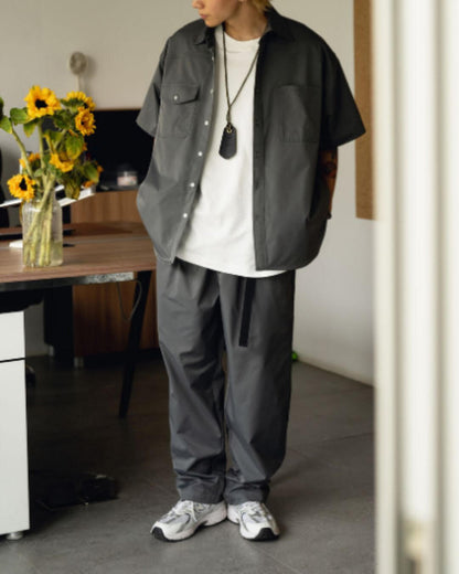 【URBANEST】クライミングバルーンワイドテーパードパンツ 3color UN0077