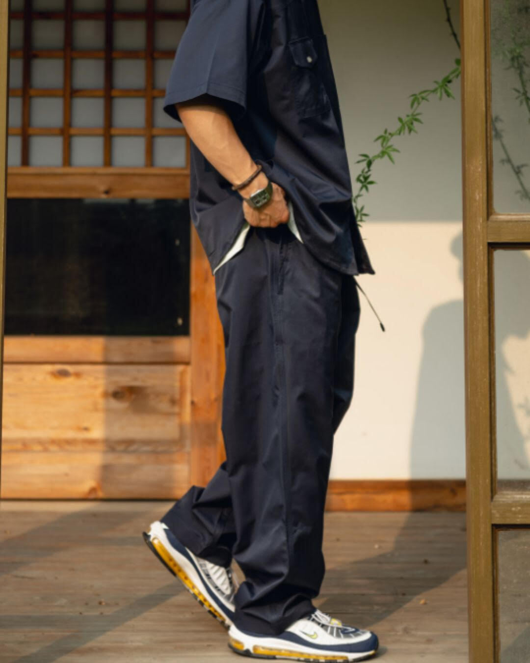 【URBANEST】クライミングバルーンワイドテーパードパンツ 3color UN0077