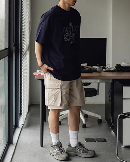 【URBANEST】マルチポケットカーゴショートパンツ 3color UN0031