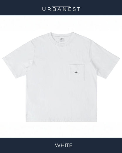 【URBANEST】【1着￥5490】【お得なSET商品】胸ポケットワンポイントクルーネックTシャツ 7color UN0073