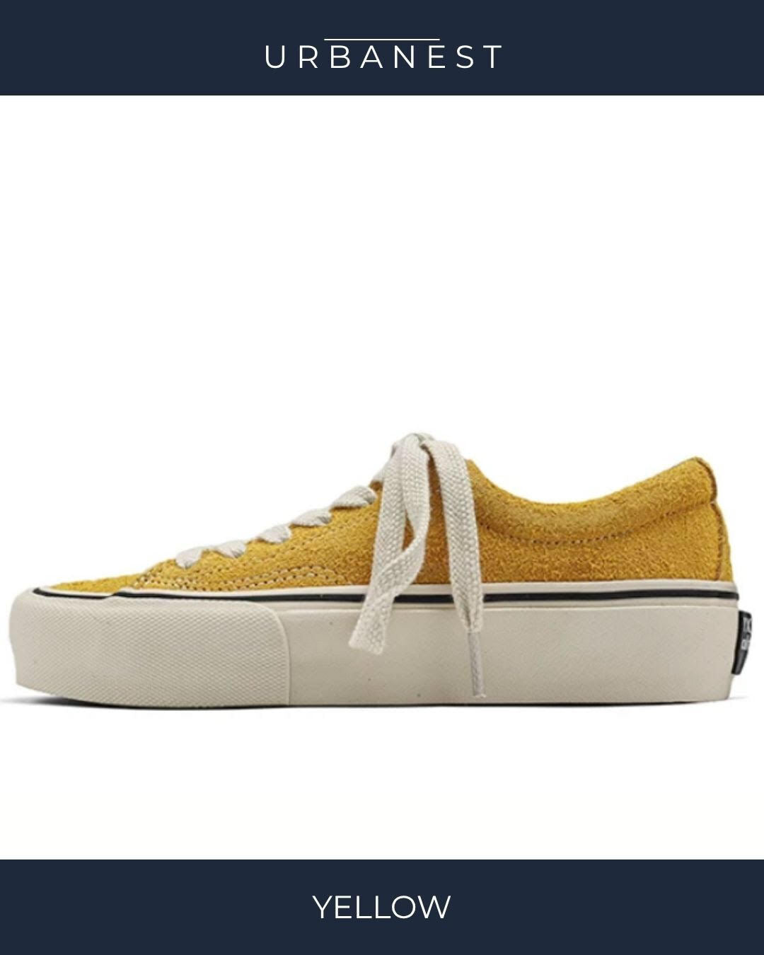 【URBANEST】レトロカジュアルローカットスエードスニーカー 4color UN0053