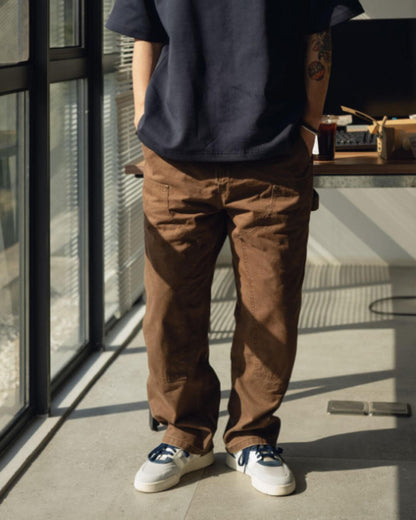 【URBANEST】ダブルニーワイドペインターワークパンツ 4color UN0083