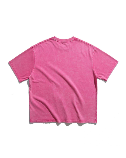 【URBANEST】ヴィンテージウォッシュロゴTシャツ 2color UN0012