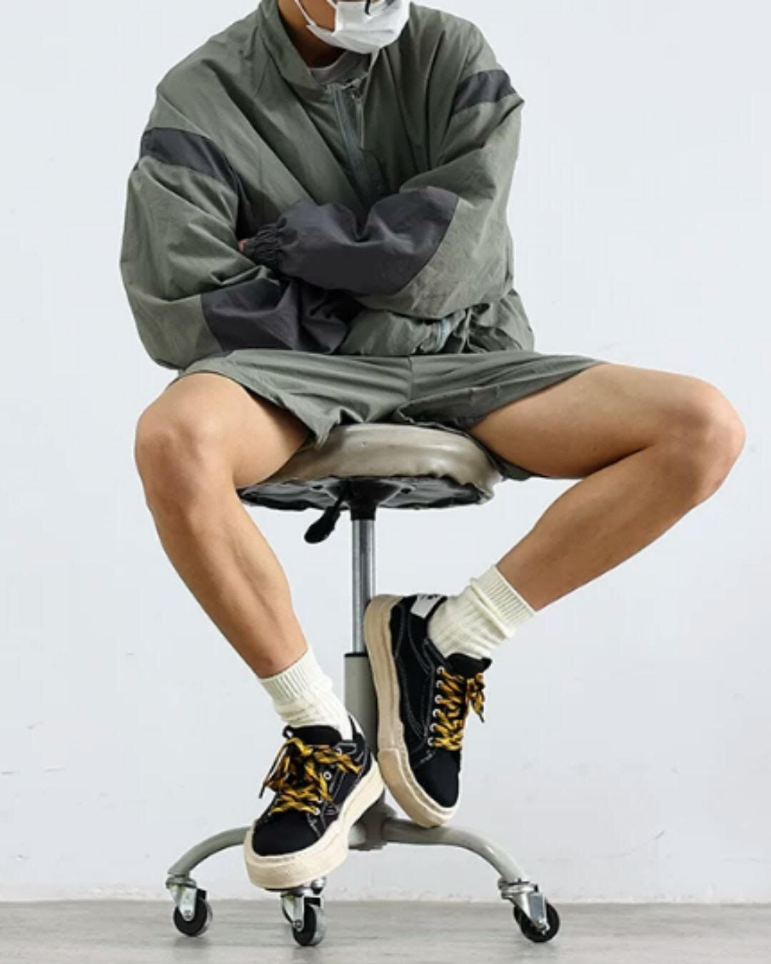 【URBANEST】キャンバス厚底ローカットスニーカー 3color UN0052