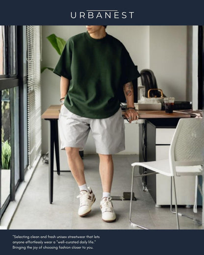 【URBANEST】テックワイドスーパーバギーショートパンツ 5color UN0078