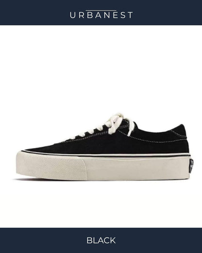 【URBANEST】スエード調プラットフォーム厚底スニーカー 4color UN0056