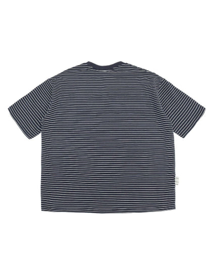 【URBANEST】【1着￥4490】【お得なSET商品】細ボーダーオーバーサイズクルーネックTシャツ 2color UN0095