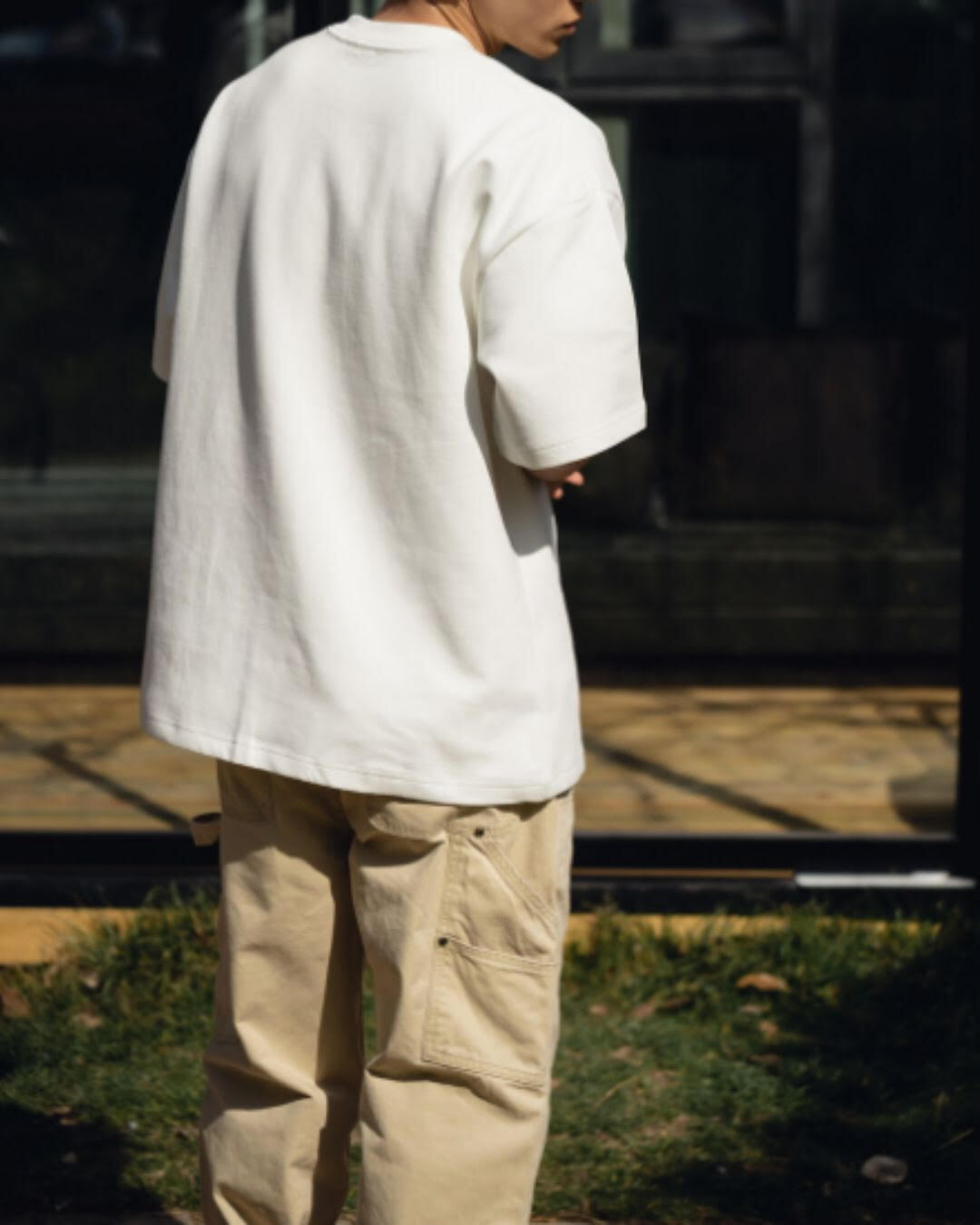 【URBANEST】ドロップショルダーオーバーサイズTシャツ 4color UN0074