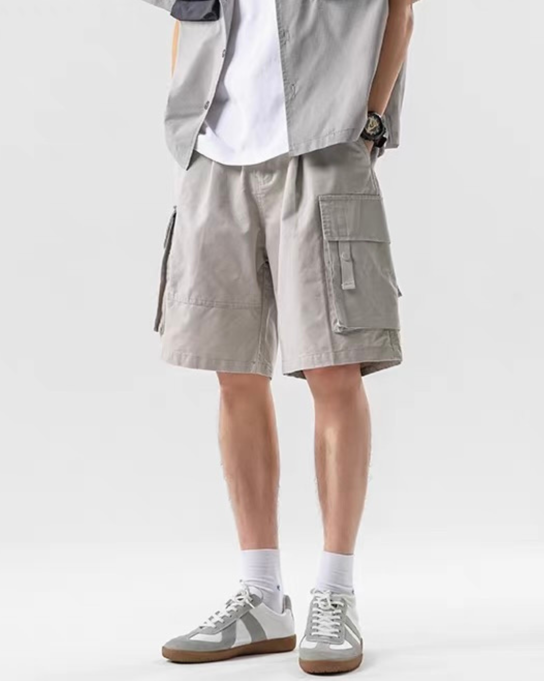 【URBANEST】フラップカーゴショートパンツ 3color UN0015