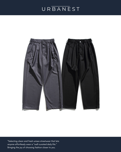 【URBANEST】タックワイドイージースラックス 2color UN0108