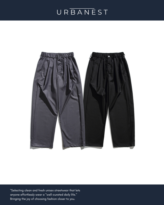 【URBANEST】タックワイドイージースラックス 2color UN0108