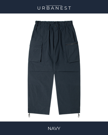 【URBANEST】マルチポケットテックカーゴパンツ 2color UN0107
