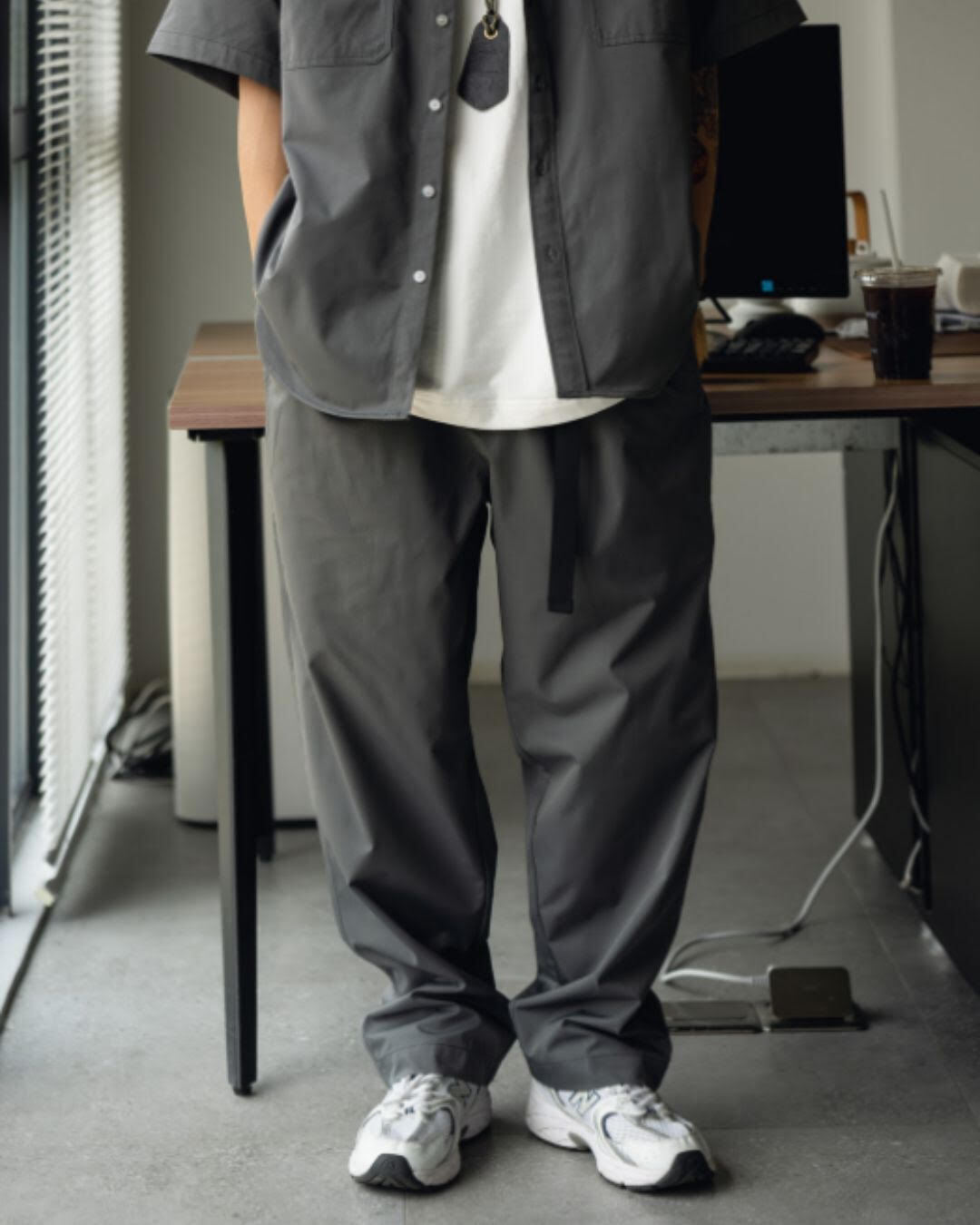 【URBANEST】クライミングバルーンワイドテーパードパンツ 3color UN0077