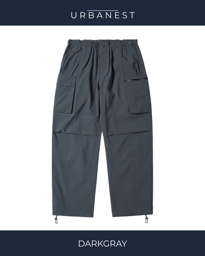 【URBANEST】マルチポケットテックカーゴパンツ 2color UN0107