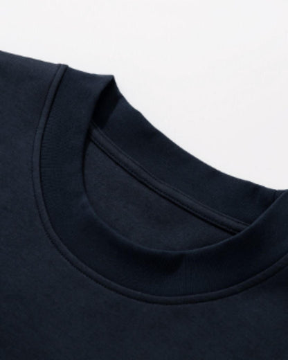 【URBANEST】ラウンドヘムクルーネック半袖Tシャツ 4color UN0082