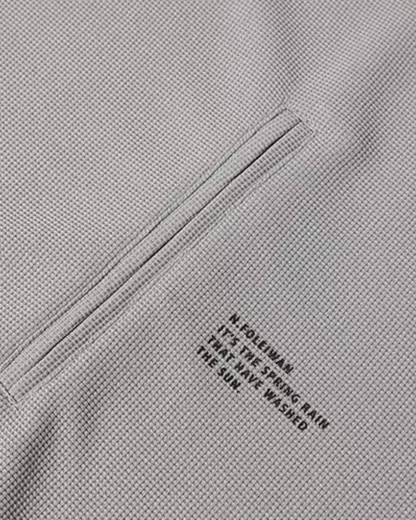 【URBANEST】ワッフルポケットルーズTシャツ 2color UN0033
