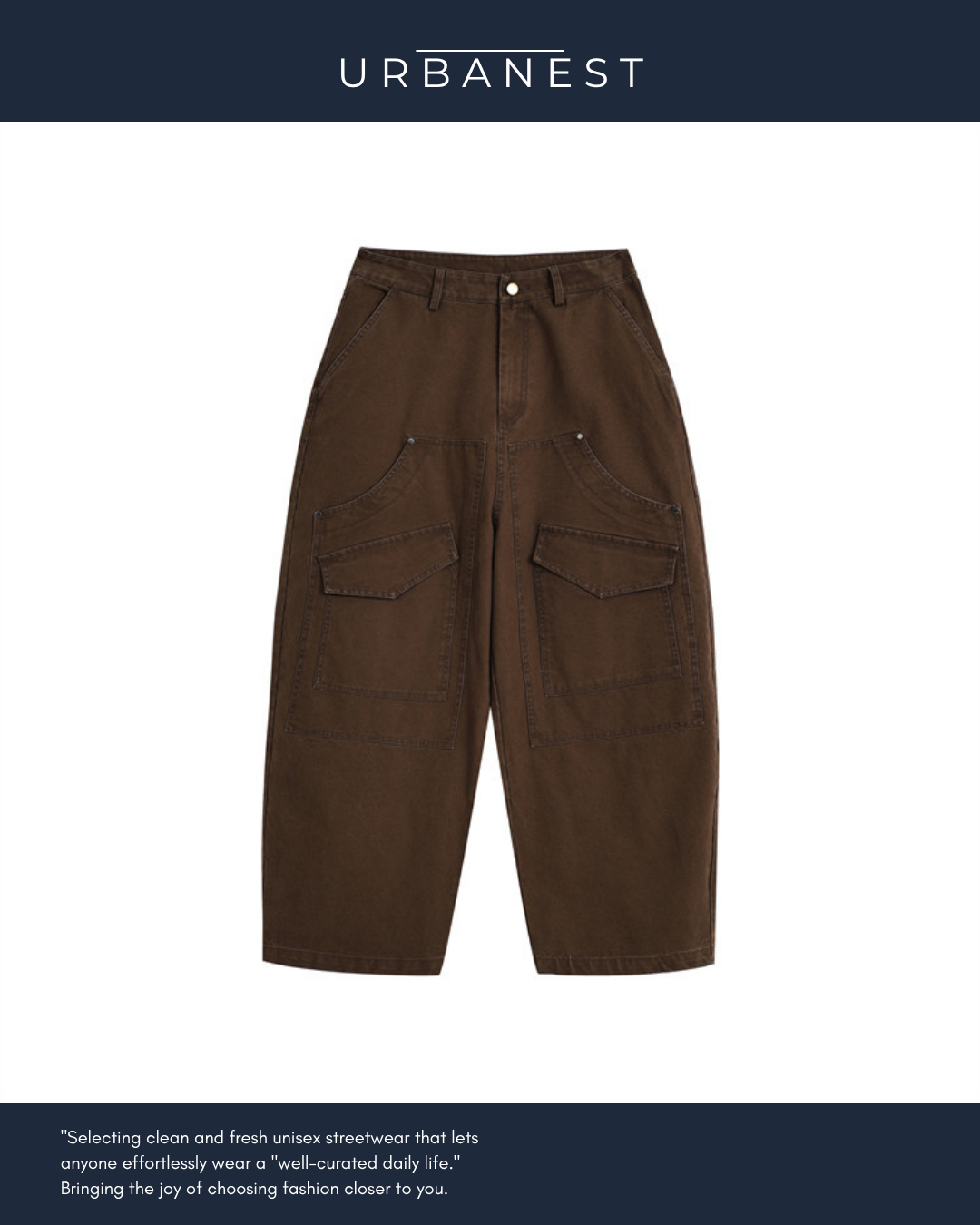 【URBANEST】ヴィンテージウォッシュカーゴパンツ 2color UN0043