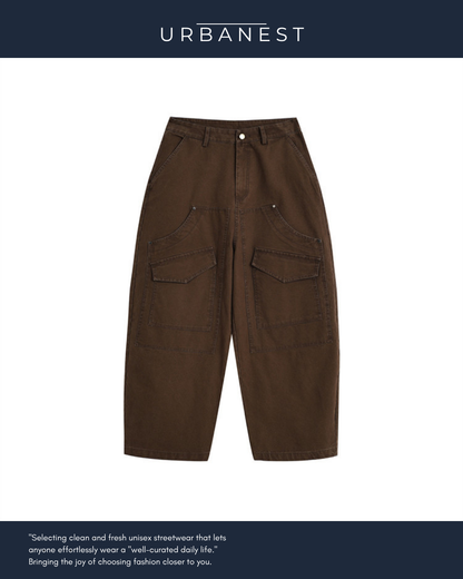 【URBANEST】ヴィンテージウォッシュカーゴパンツ 2color UN0043