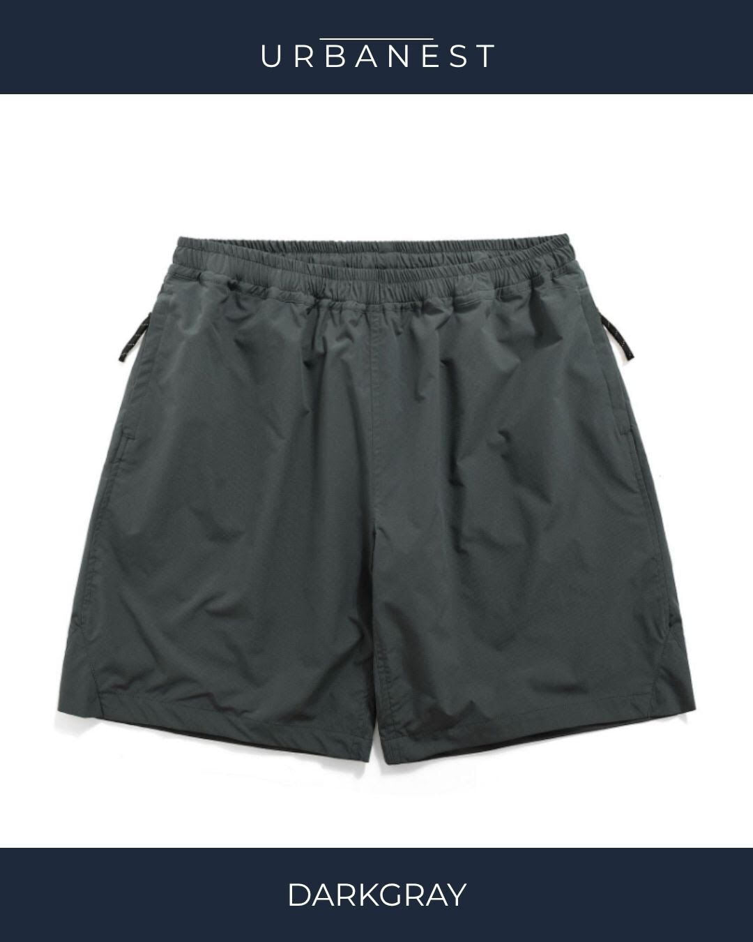 【URBANEST】テックワイドスーパーバギーショートパンツ 5color UN0078