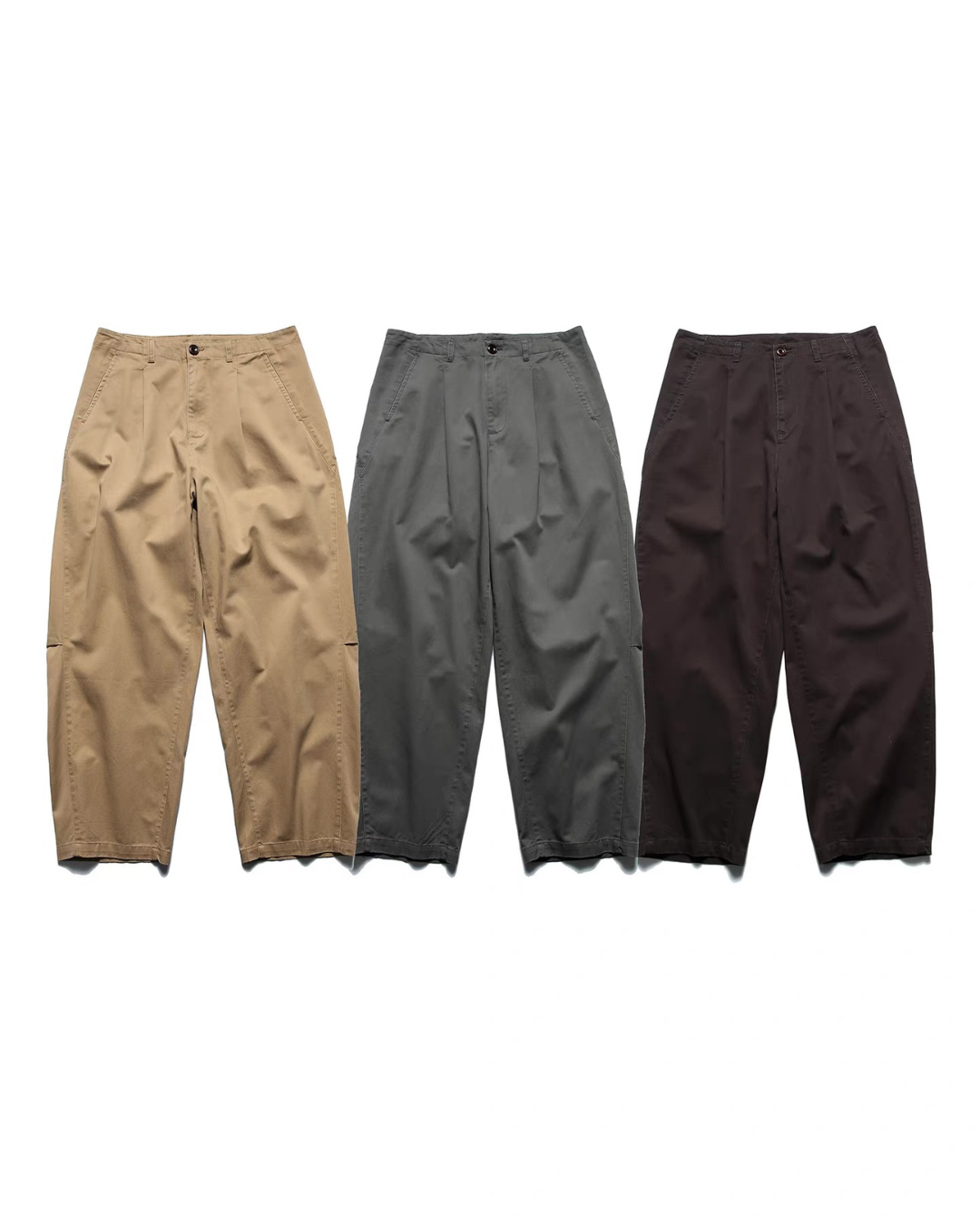 【URBANEST】ツータックバルーンチノパンツ 3color UN0040