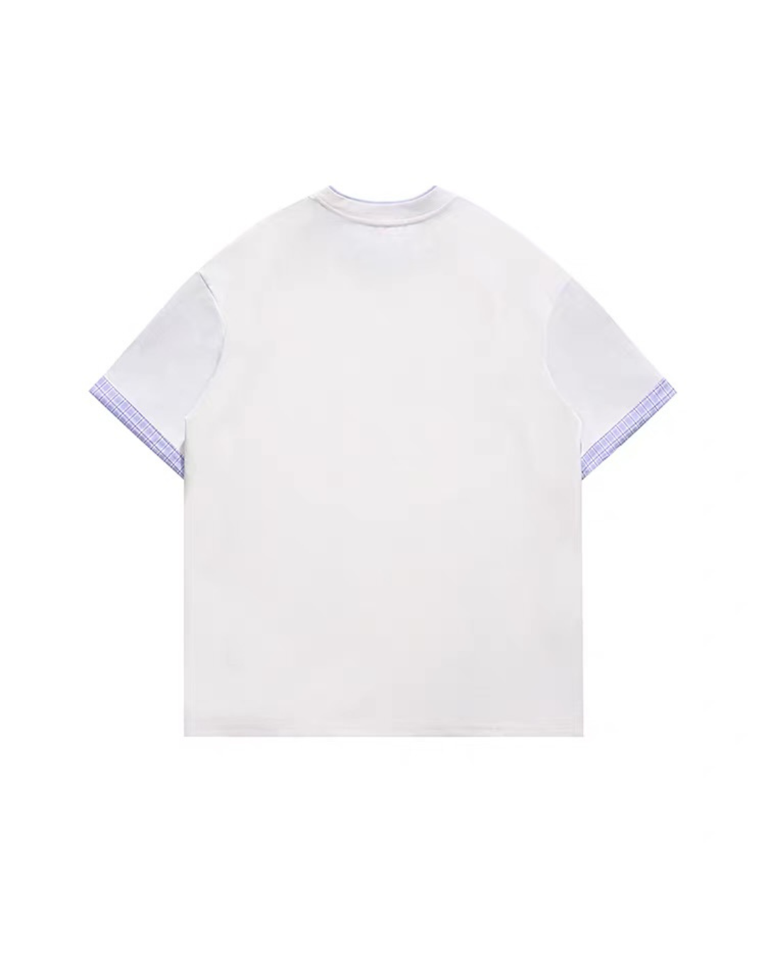 【URBANEST】チェックアクセントレイヤードTシャツ 2color UN0019