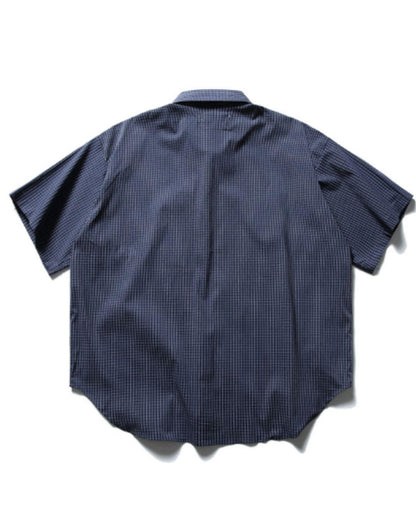 【URBANEST】リラックスフィット格子柄半袖シャツ 2color UN0093