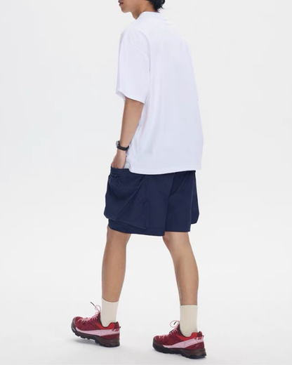 【URBANEST】マルチポケットカーゴショートパンツ 3color UN0009