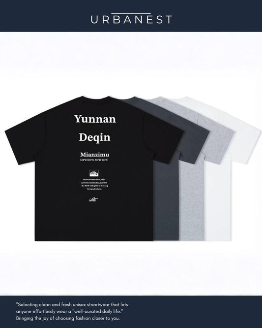 【URBANEST】【1着￥5490】【お得なSET商品】バックグラフィッククルーネックTシャツ 4color UN0070