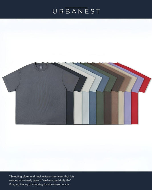 【URBANEST】【1着￥5490】【お得なSET商品】ルーズフィットクルーネックTシャツ 7color UN0067