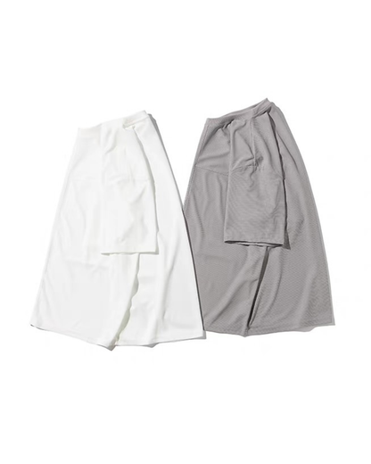 【URBANEST】ワッフルポケットルーズTシャツ 2color UN0033