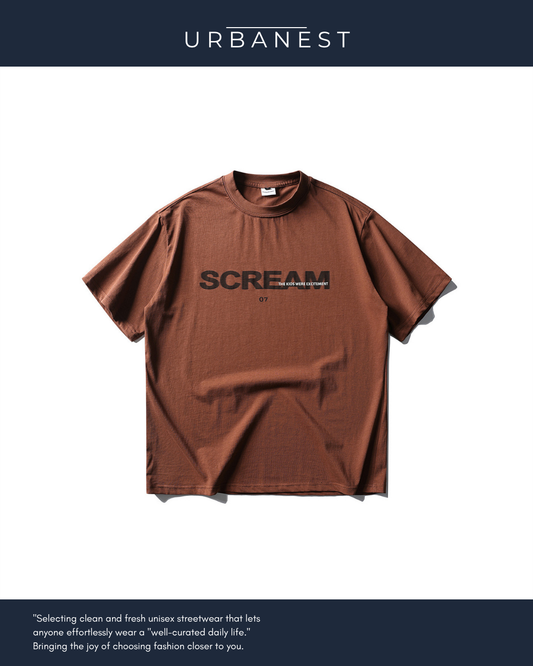 【URBANEST】レトロロゴプリントTシャツ UN0020
