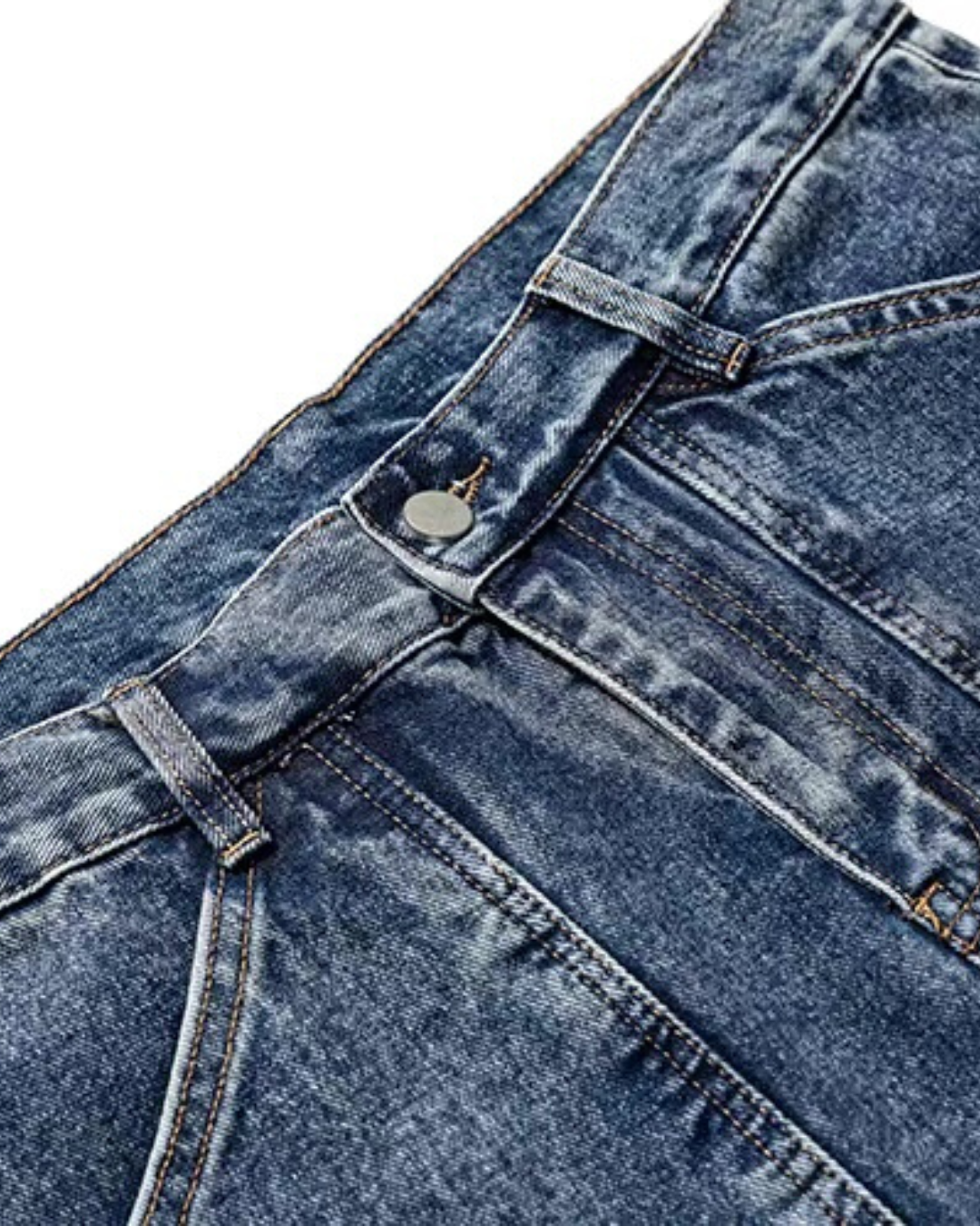 【URBANEST】パネルウォッシュデニムパンツ 2color UN0023