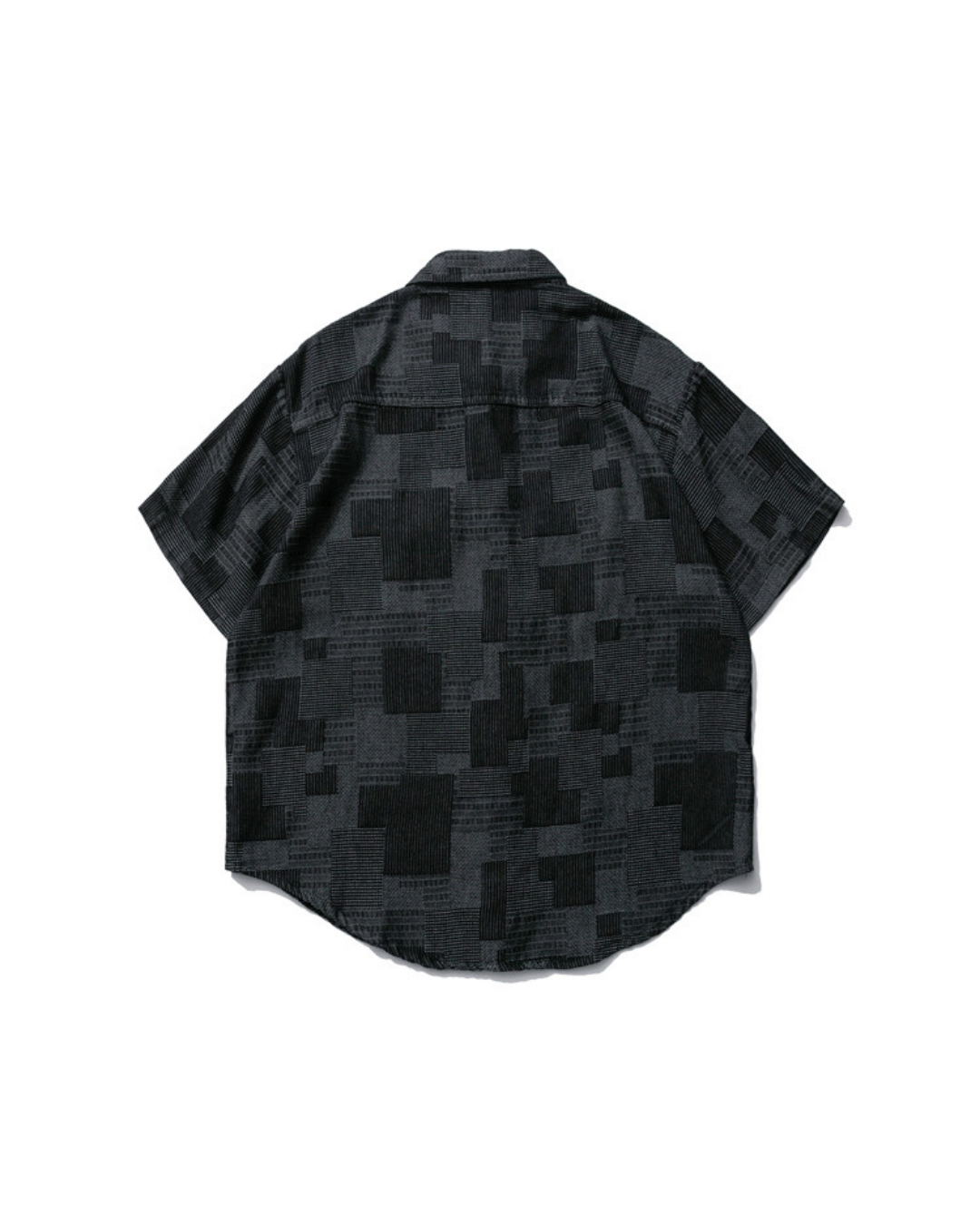 【URBANEST】ミックスパターンハーフスリーブシャツ 2color UN0104