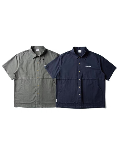 【URBANEST】ルーズフィットユーティリティシャツ 2color UN0041