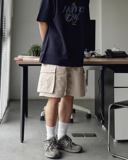 【URBANEST】マルチポケットカーゴショートパンツ 3color UN0031