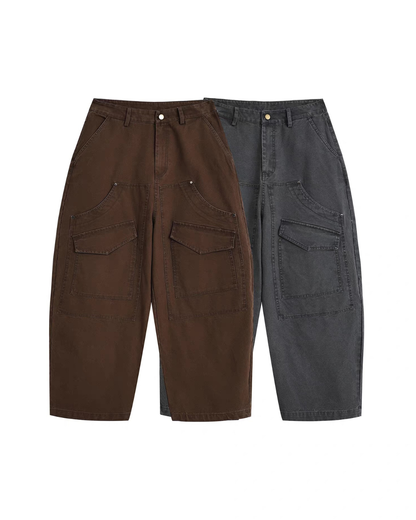 【URBANEST】ヴィンテージウォッシュカーゴパンツ 2color UN0043