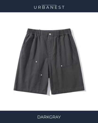 【URBANEST】    アシンメトリーポケットショートパンツ 3color UN0017