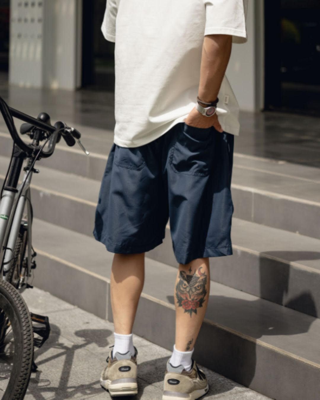 【URBANEST】テックワイドスーパーバギーショートパンツ 5color UN0078