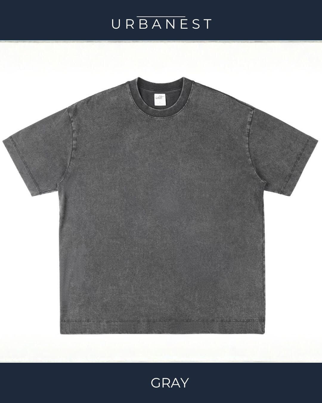 【URBANEST】【1着￥5490】【お得なSET商品】ストーンウォッシュクルーネックTシャツ 2color UN0072
