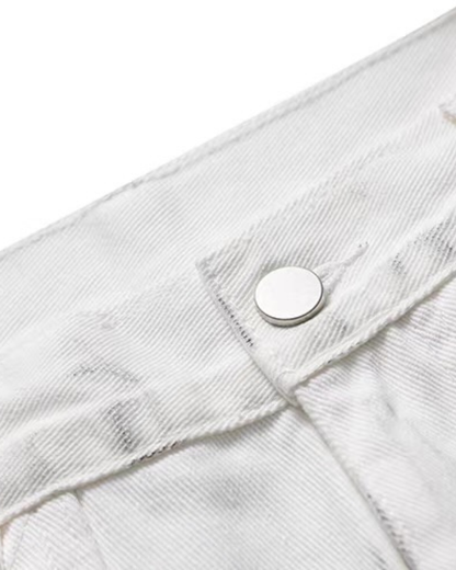 【URBANEST】パネルウォッシュデニムパンツ 2color UN0023
