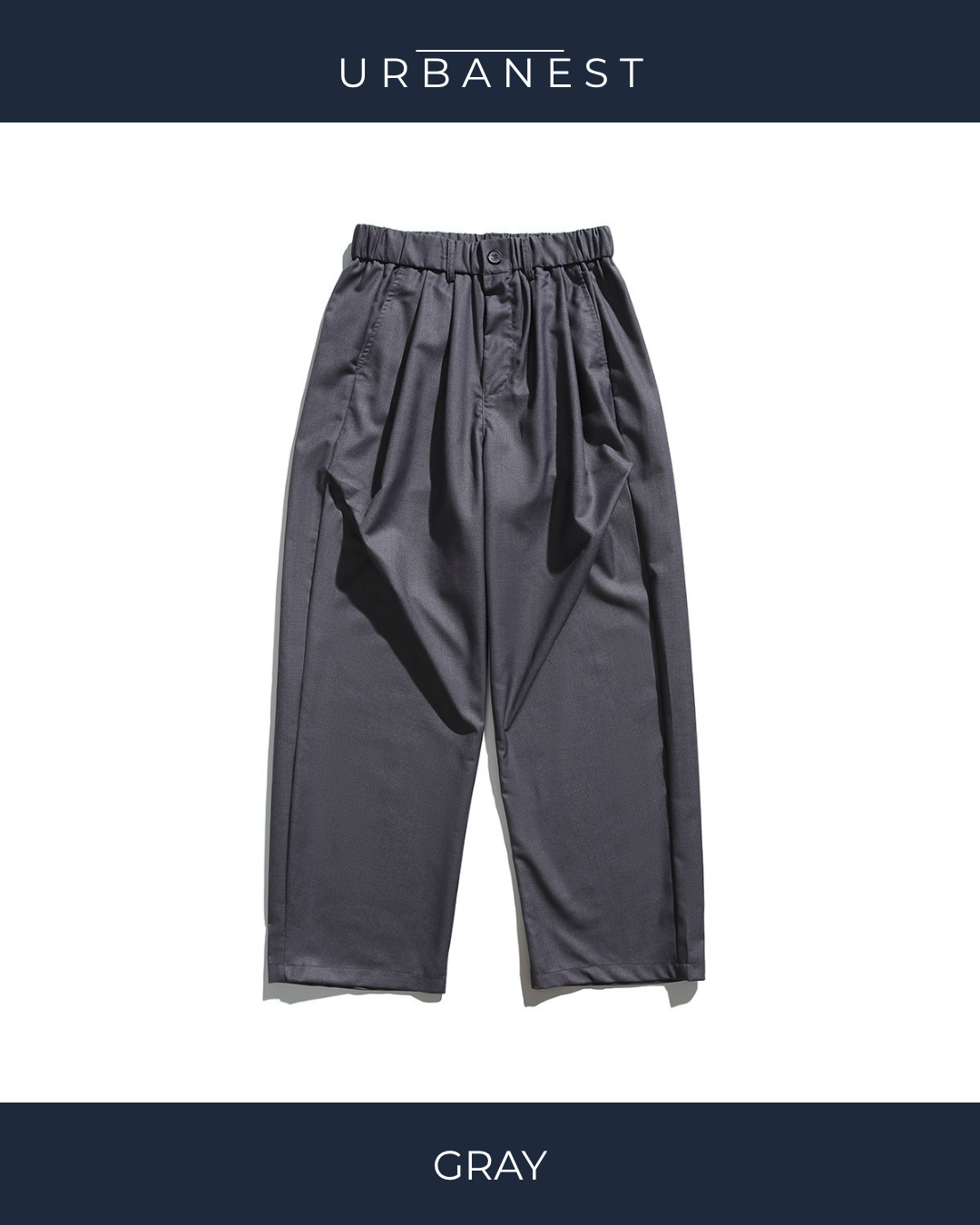【URBANEST】タックワイドイージースラックス 2color UN0108