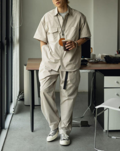【URBANEST】クライミングバルーンワイドテーパードパンツ 3color UN0077
