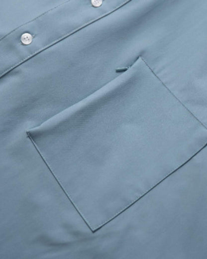 【URBANEST】ジップポケット長袖ボタンダウンシャツ 3color UN0084