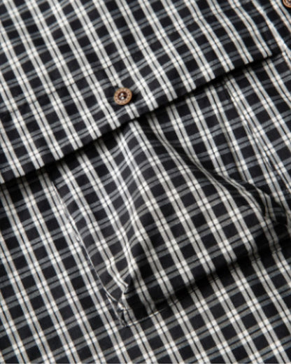 【URBANEST】チェック柄半袖フィッシングシャツ 2color UN0097