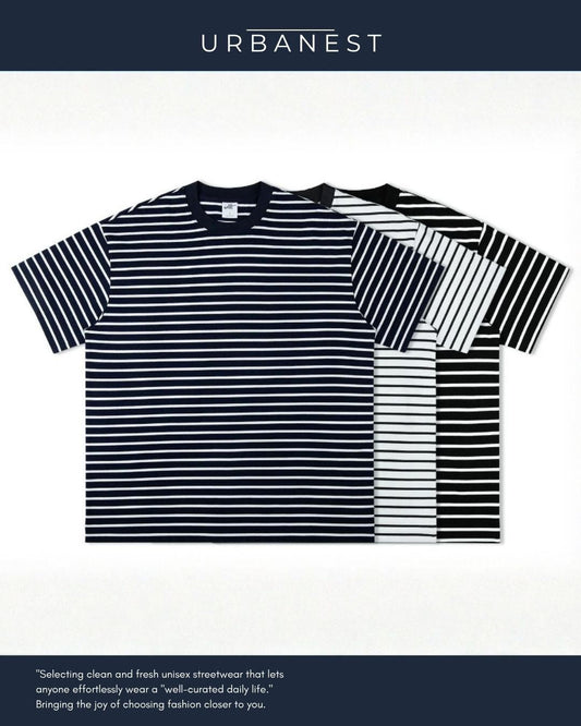 【URBANEST】【1着￥4990】【お得なSET商品】クルーネックボーダーTシャツ 3color UN0069